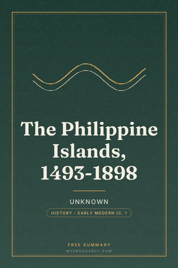 Cover of The Philippine Islands, 1493-1898