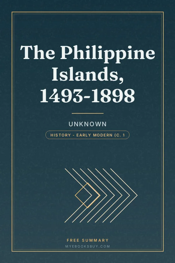 Cover of The Philippine Islands, 1493-1898