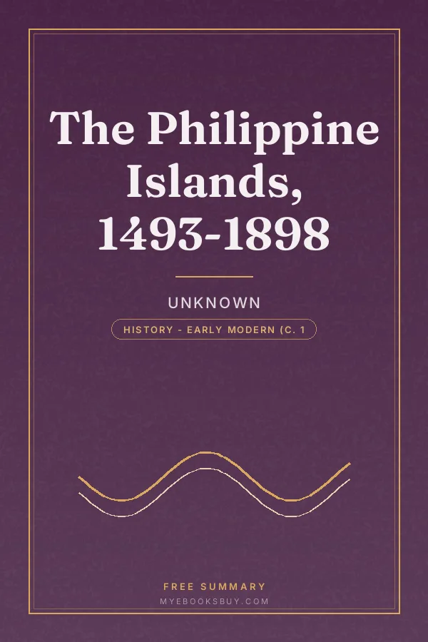 Cover of The Philippine Islands, 1493-1898