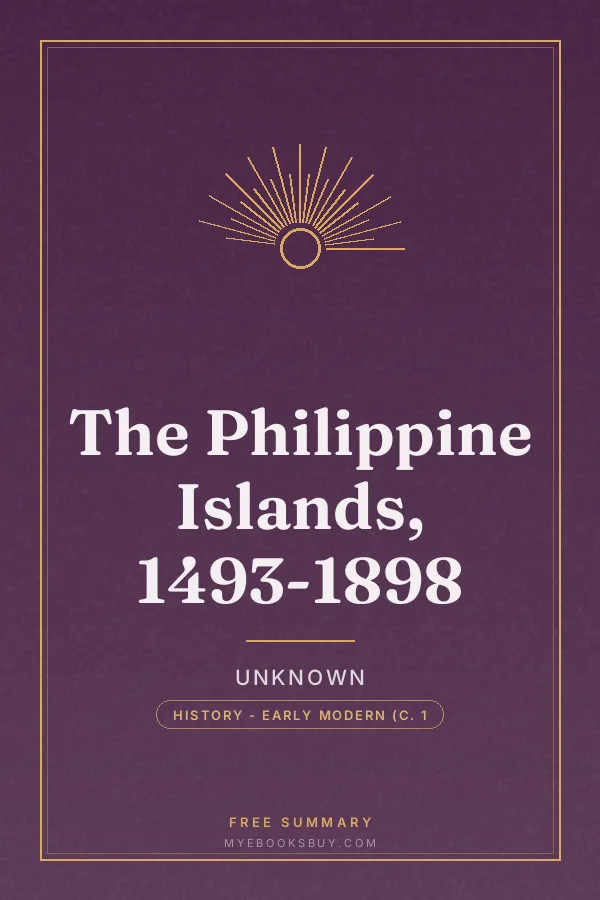 Cover of The Philippine Islands, 1493-1898