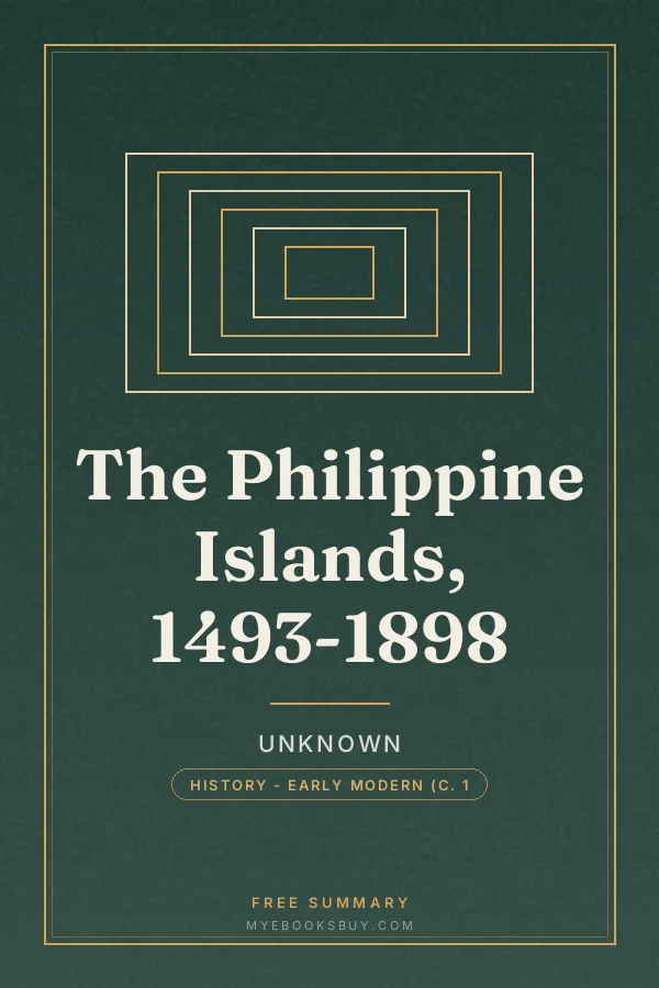 Cover of The Philippine Islands, 1493-1898
