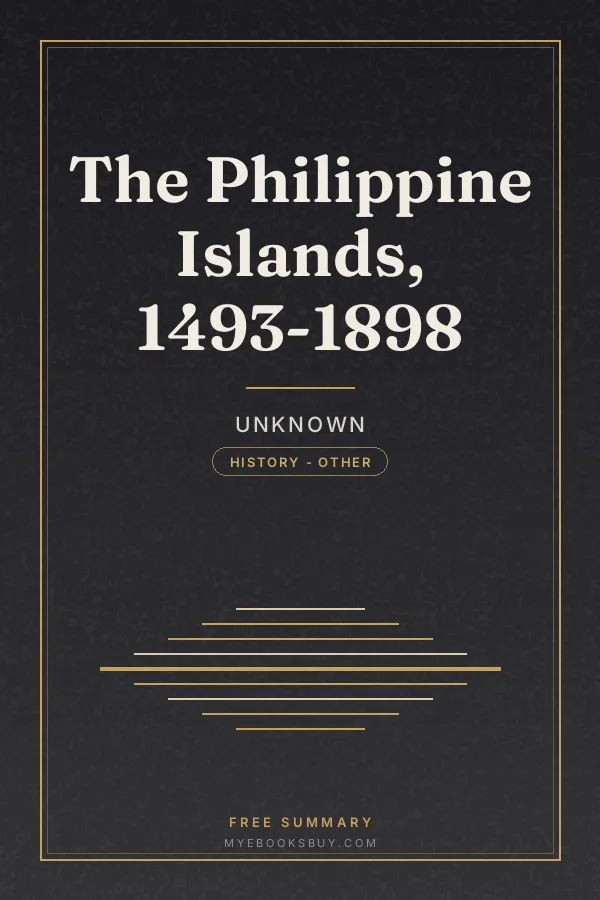 Cover of The Philippine Islands, 1493-1898