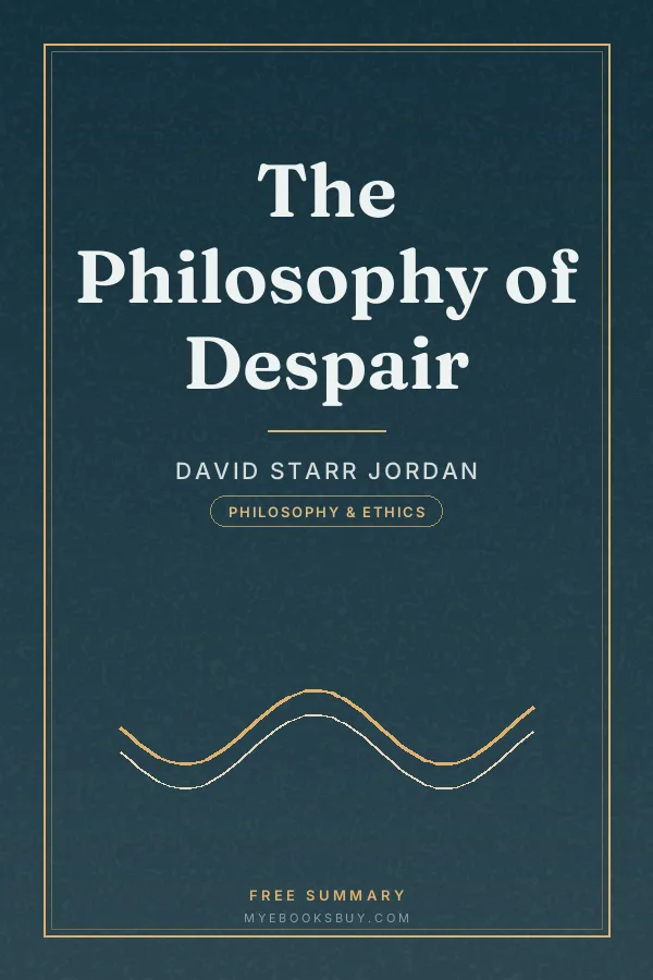 Cover of The Philosophy of Despair