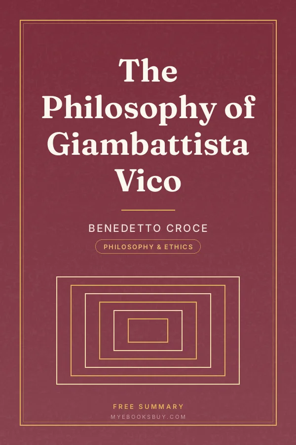 Cover of The Philosophy of Giambattista Vico