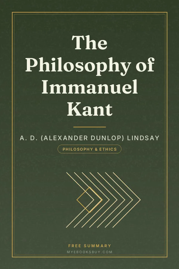 Cover of The Philosophy of Immanuel Kant