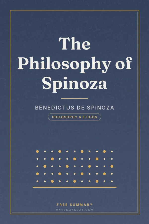Cover of The Philosophy of Spinoza