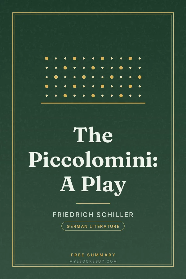 Cover of The Piccolomini: A Play