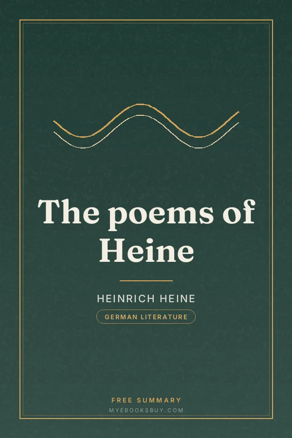 Cover of The poems of Heine