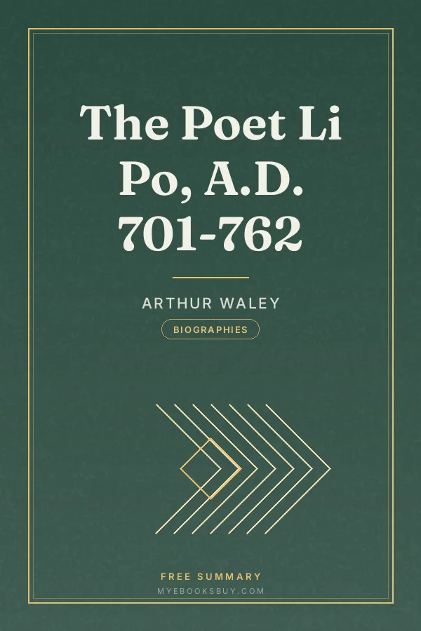 Cover of The Poet Li Po, A.D. 701-762