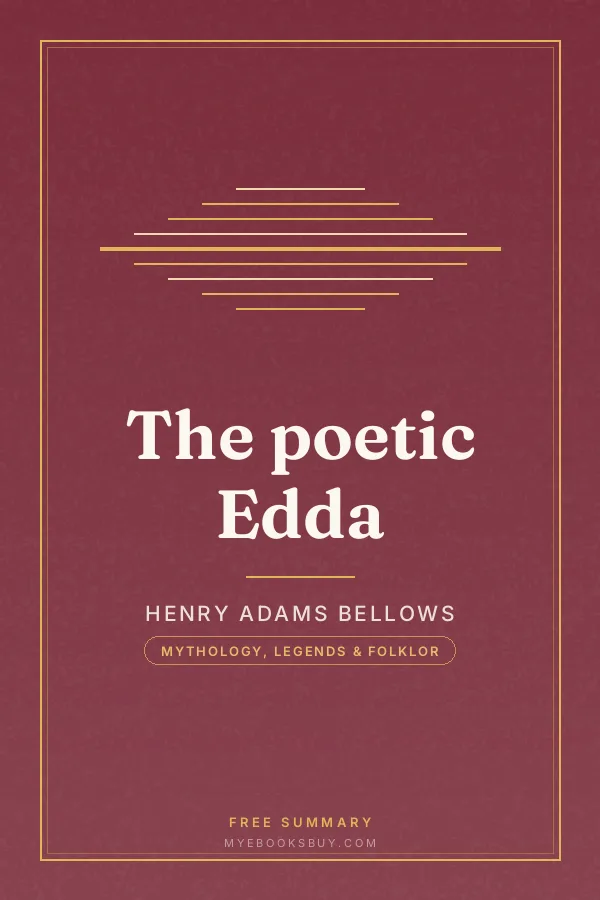 Cover of The poetic Edda