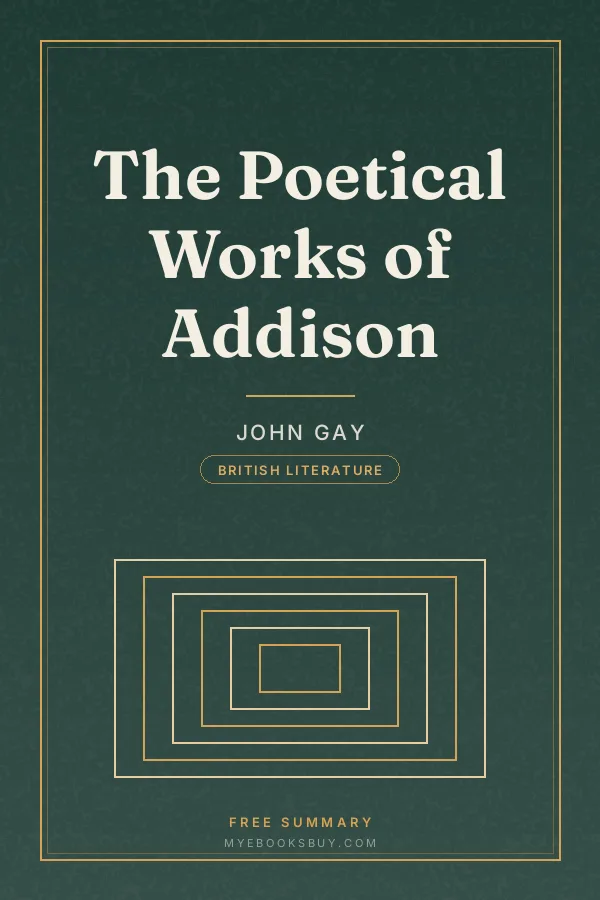 Cover of The Poetical Works of Addison