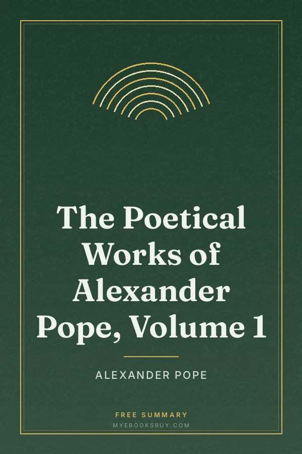 Cover of The Poetical Works of Alexander Pope, Volume 1
