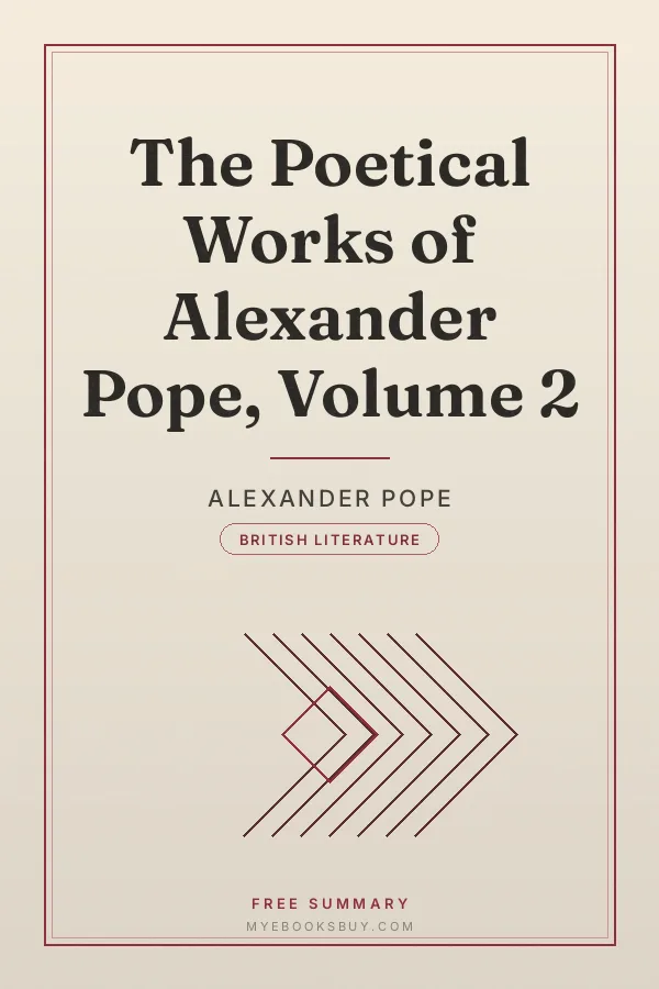 Cover of The Poetical Works of Alexander Pope, Volume 2