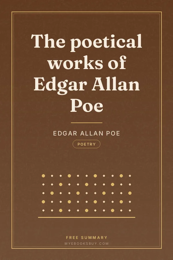 Cover of The poetical works of Edgar Allan Poe
