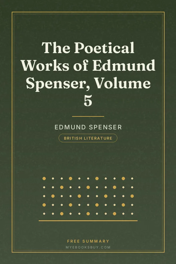 Cover of The Poetical Works of Edmund Spenser, Volume 5