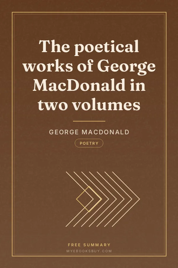 Cover of The poetical works of George MacDonald in two volumes