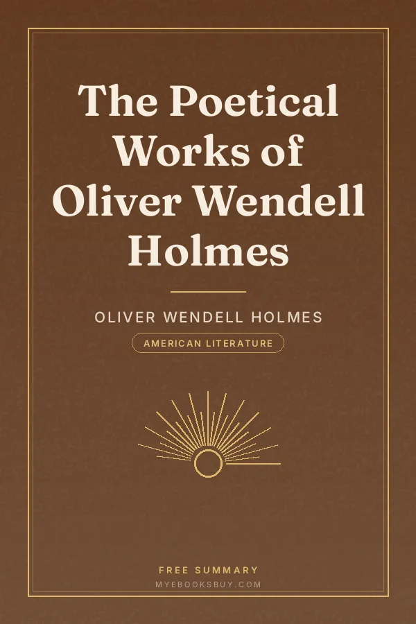 Cover of The Poetical Works of Oliver Wendell Holmes