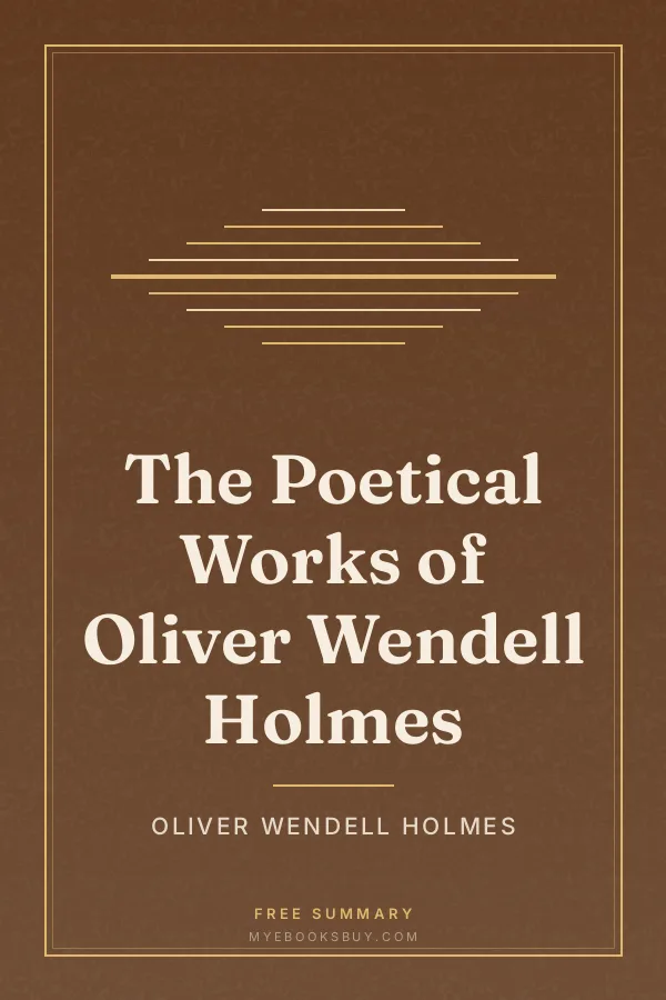 Cover of The Poetical Works of Oliver Wendell Holmes
