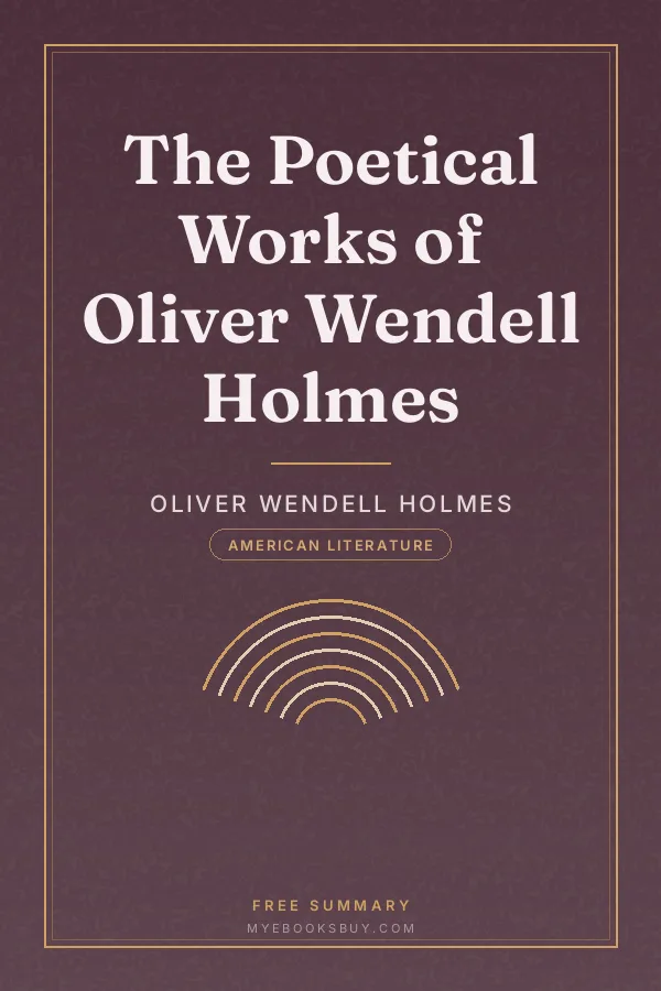 Cover of The Poetical Works of Oliver Wendell Holmes