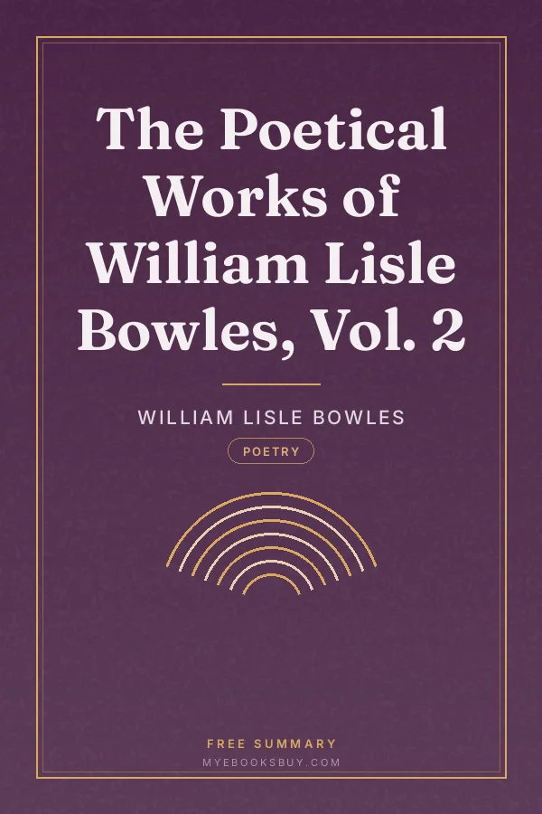 Cover of The Poetical Works of William Lisle Bowles, Vol. 2