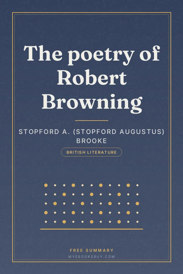 Cover of The poetry of Robert Browning