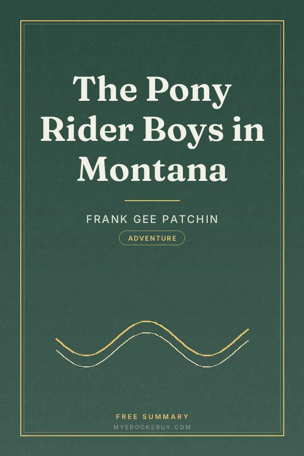 Cover of The Pony Rider Boys in Montana