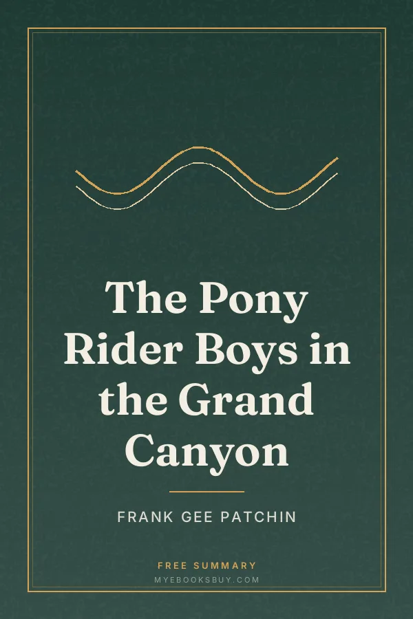 Cover of The Pony Rider Boys in the Grand Canyon