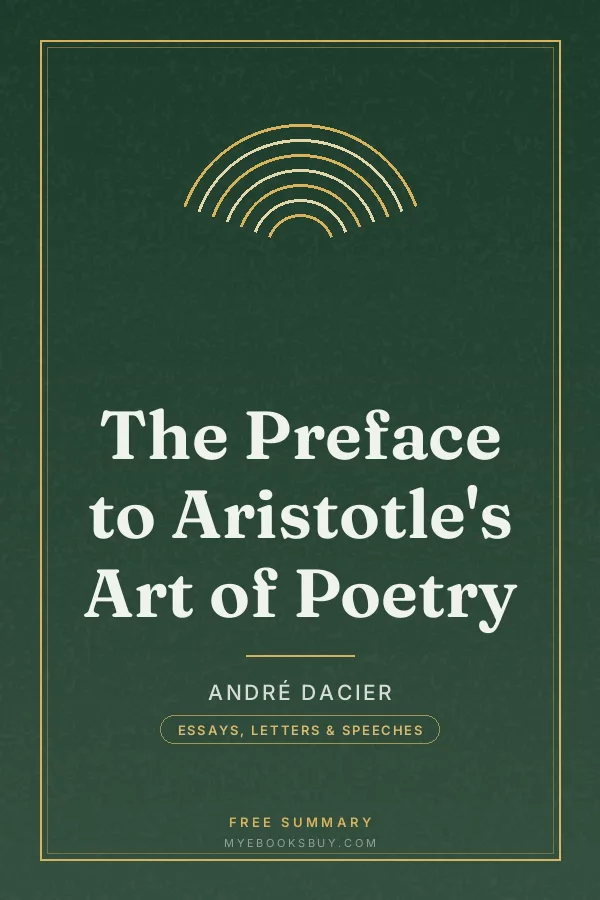 Cover of The Preface to Aristotle's Art of Poetry