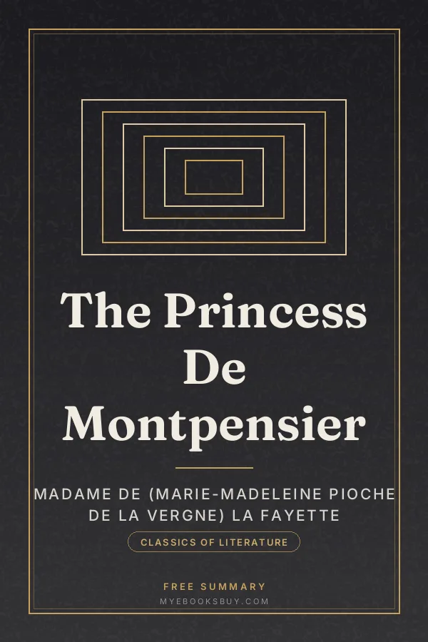 Cover of The Princess De Montpensier