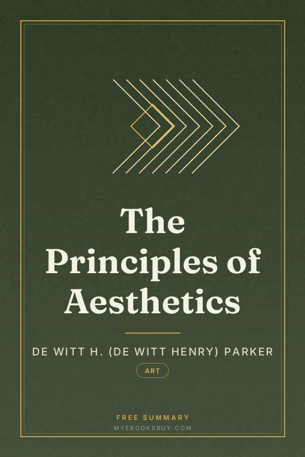 Cover of The Principles of Aesthetics