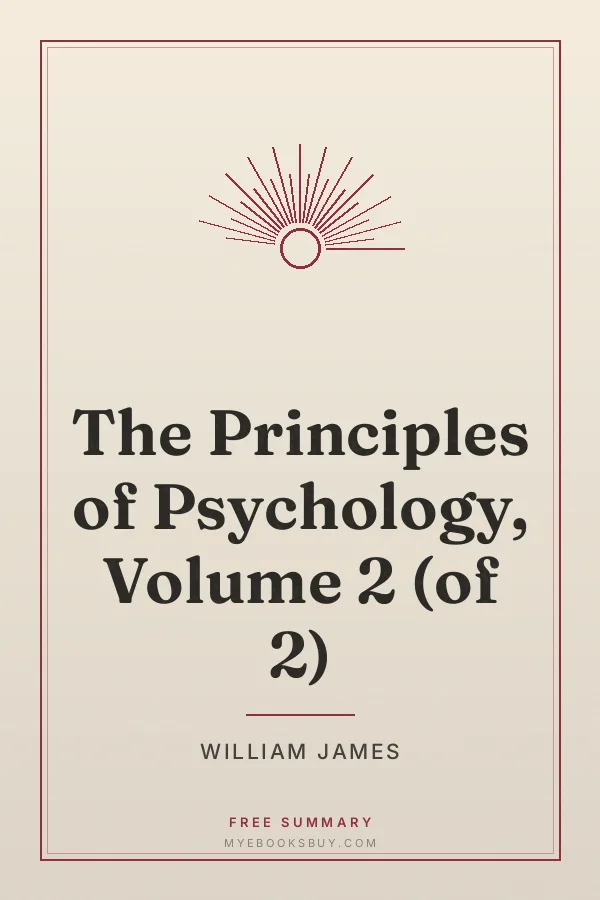 Cover of The Principles of Psychology, Volume 2 (of 2)