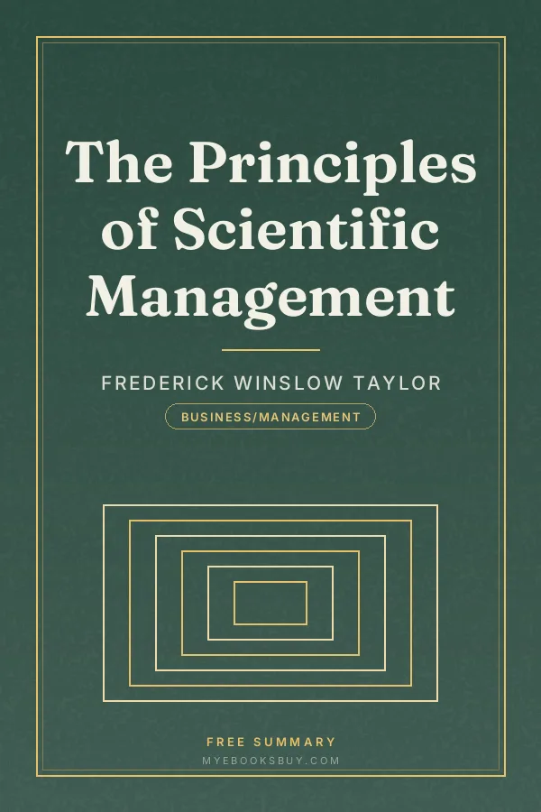 Cover of The Principles of Scientific Management