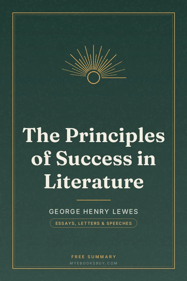 Cover of The Principles of Success in Literature