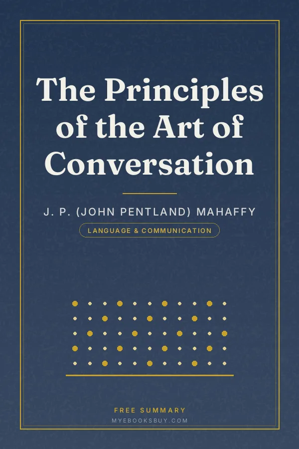 Cover of The Principles of the Art of Conversation