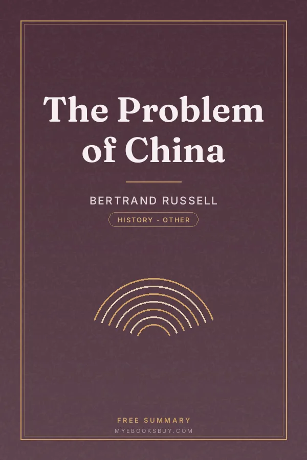 Cover of The Problem of China