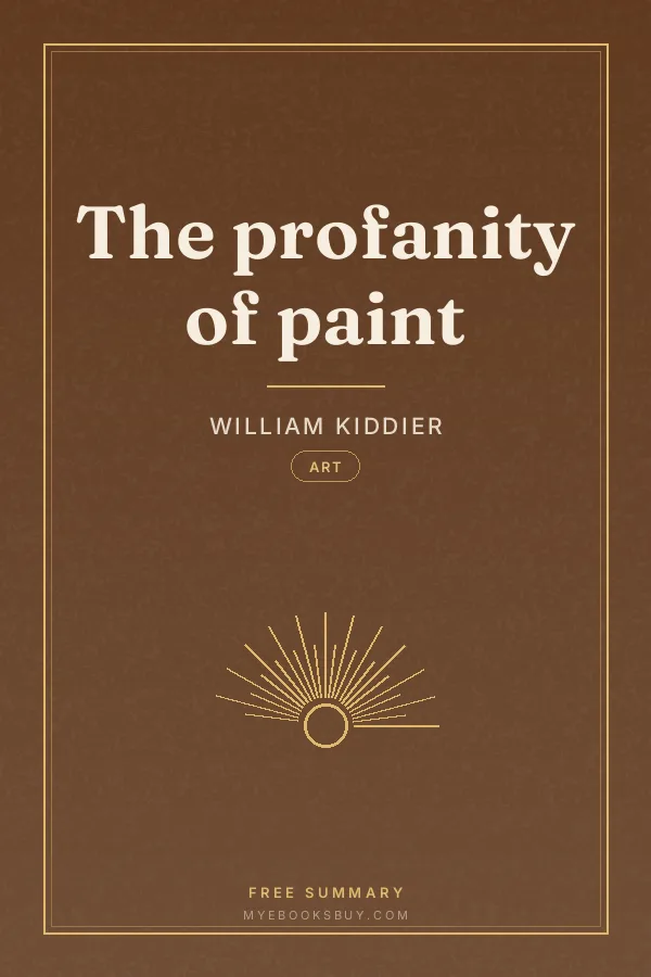 Cover of The profanity of paint