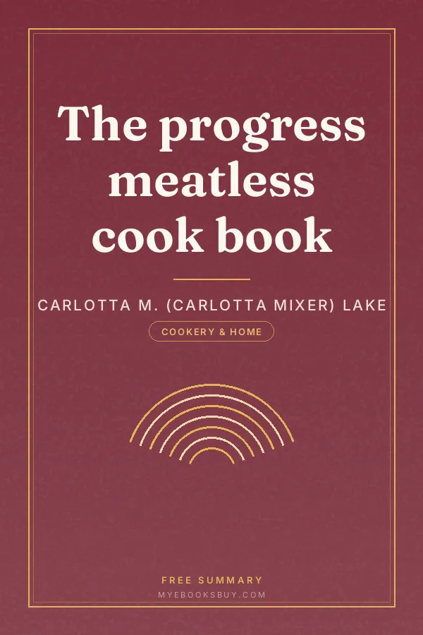 Cover of The progress meatless cook book