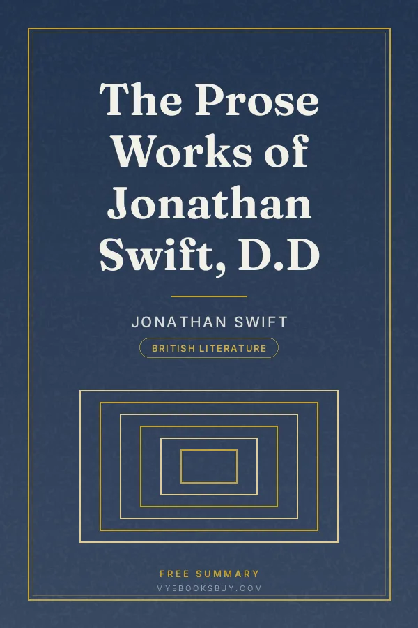 Cover of The Prose Works of Jonathan Swift, D.D