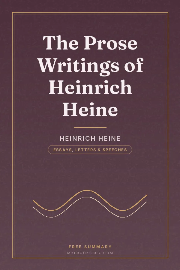 Cover of The Prose Writings of Heinrich Heine