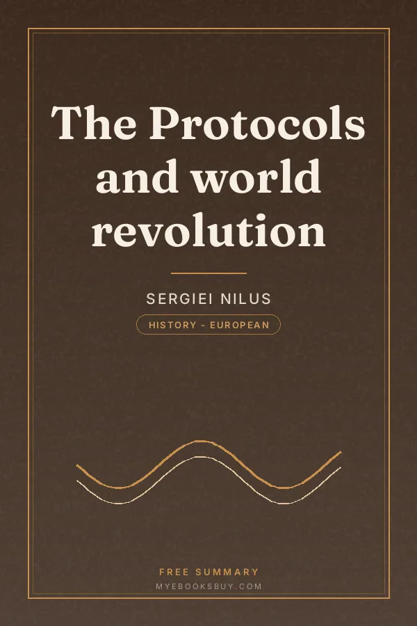 Cover of The Protocols and world revolution