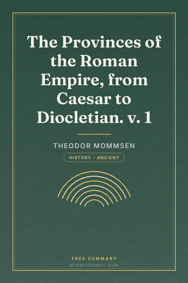 Cover of The Provinces of the Roman Empire, from Caesar to Diocletian. v. 1