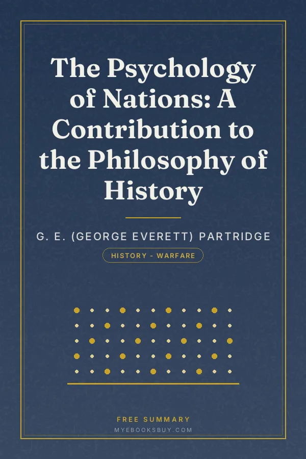 Cover of The Psychology of Nations: A Contribution to the Philosophy of History