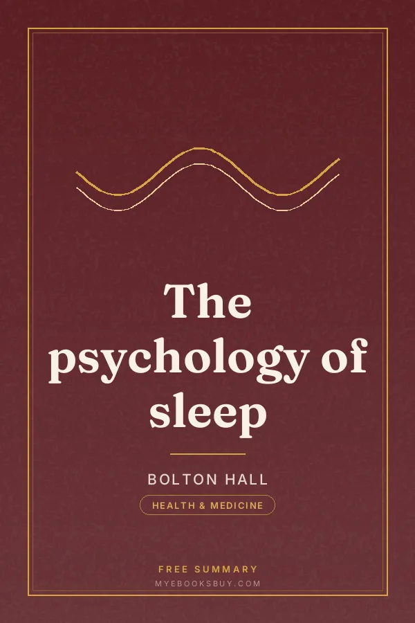 Cover of The psychology of sleep