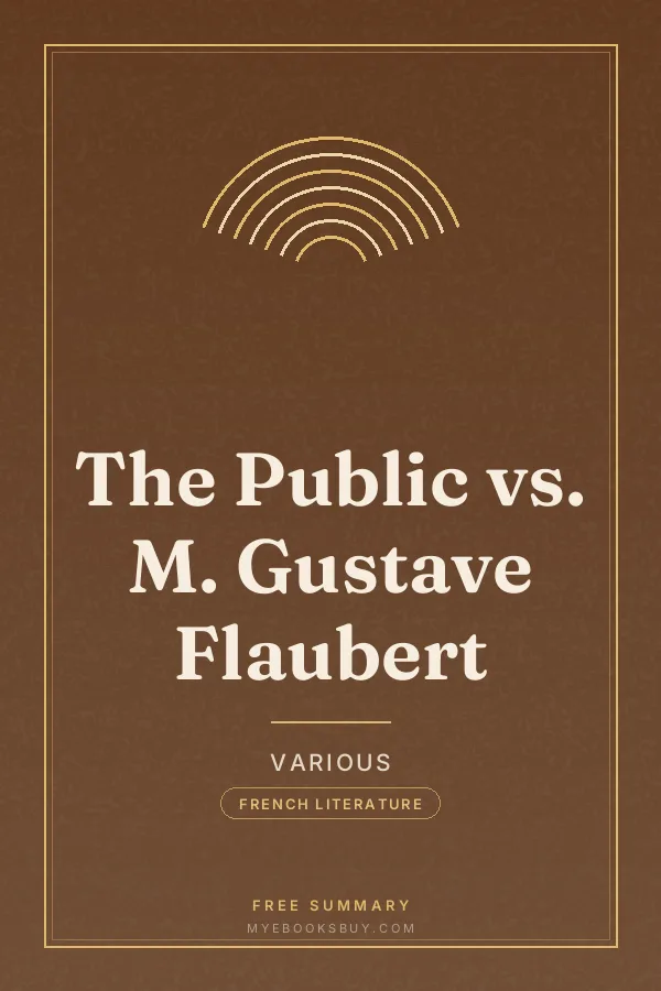 Cover of The Public vs. M. Gustave Flaubert