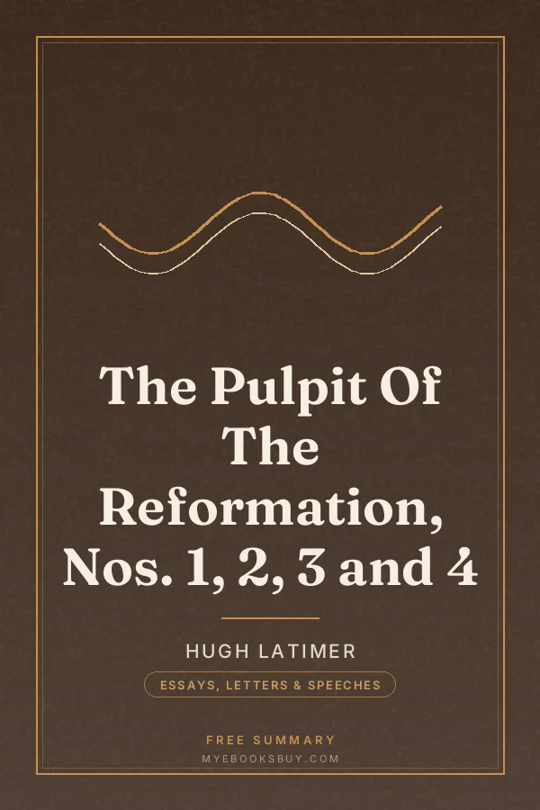 Cover of The Pulpit Of The Reformation, Nos. 1, 2, 3 and 4