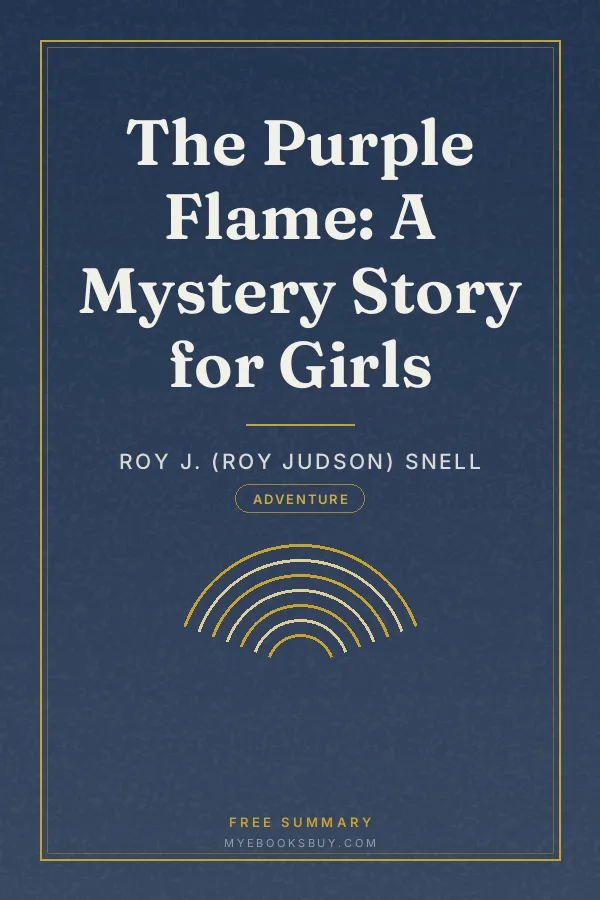 Cover of The Purple Flame: A Mystery Story for Girls