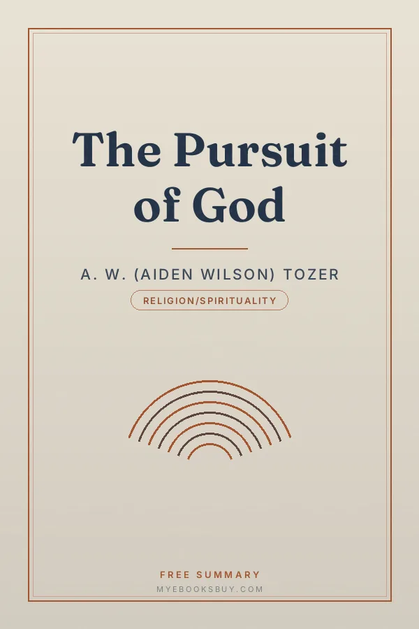 Cover of The Pursuit of God