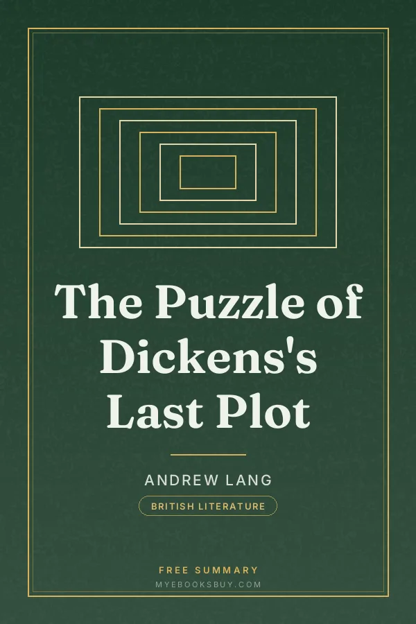 Cover of The Puzzle of Dickens's Last Plot