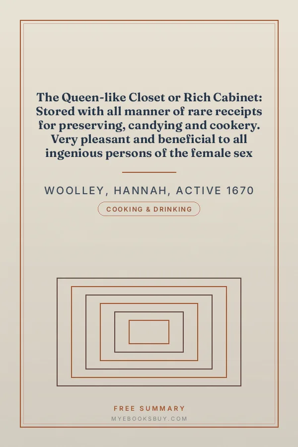 Cover of The Queen-like Closet or Rich Cabinet: Stored with all manner of rare receipts for preserving, candying and cookery. Very pleasant and beneficial to all ingenious persons of the female sex