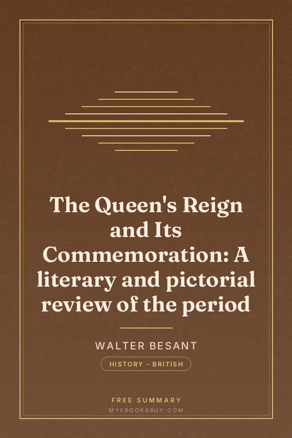 Cover of The Queen's Reign and Its Commemoration: A literary and pictorial review of the period